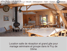 Tablet Screenshot of location-salle-auvergne.volcans-vacances.com